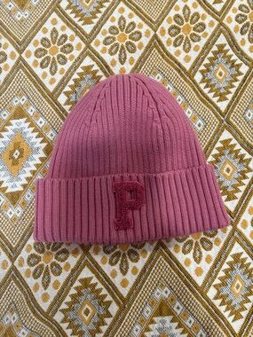 Polarn O. Pyret Knit Beanie Hat | Mauve Pink | Size 2-3Y